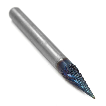 Борфреза твердосплавная форма M0618M06 с покрытием BNC (blue coating)